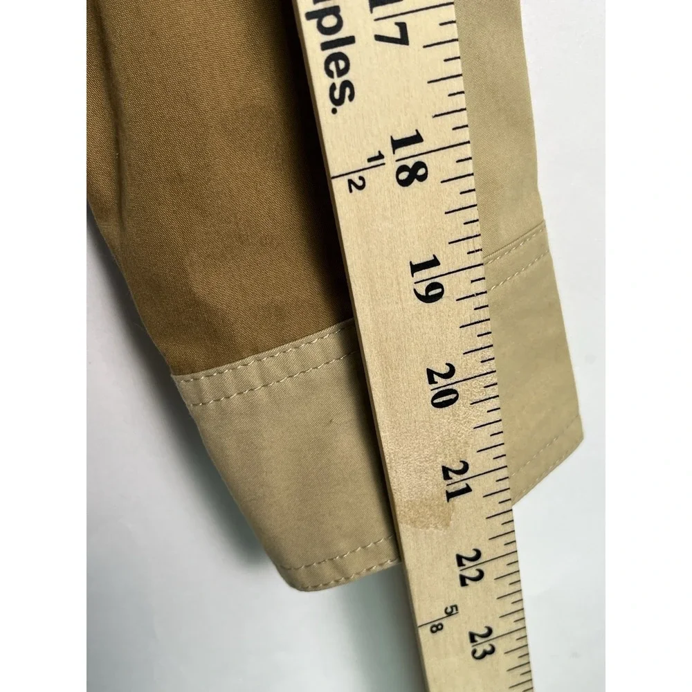 Cabi‎ Mason Jacket Women's Two Tone Tan Cotton Blend Sz XS Lightweight EUC